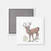 De deer magneet (Voorkant / Achterkant)