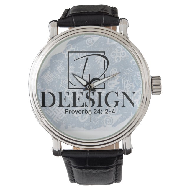 De Deesign Collective Knop Horloge (Voorkant)