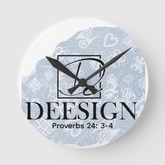 De Deesign Collective Knop Ronde Klok (Voorkant)