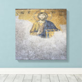 De Deesis Mosiac Upper Gallery Hagia Sophia Canvas Afdruk (Insitu (Houten vloer))