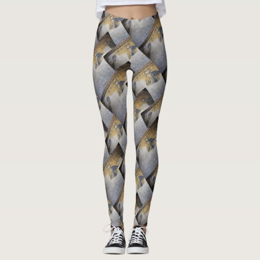De Deesis Mosiac Upper Gallery Hagia Sophia Leggings (Voorkant)