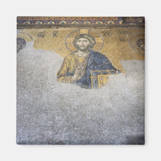 De Deesis Mosiac Upper Gallery Hagia Sophia Magneet (Voorkant)