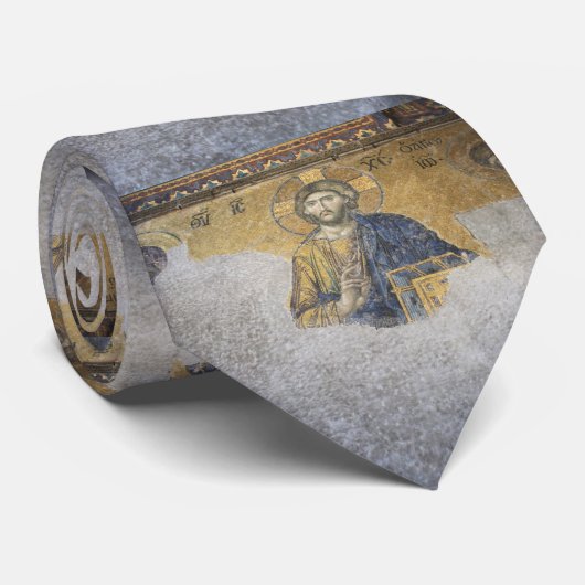 De Deesis Mosiac Upper Gallery Hagia Sophia Stropdas (Opgerold)