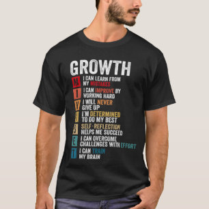 De Definitie van de Mindset van de groei - Motivat T-shirt