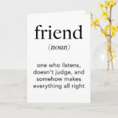 DE DEFINITIE VAN EEN GOEDE VRIEND IS HAPPY BIRTHDA KAART (Gele Bloem)