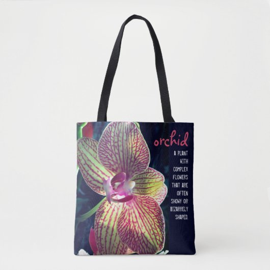 De definitie van een orchidee tote bag (Voorkant)