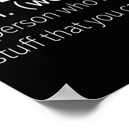 De definitie van het lassen een persoon die u vast poster (Hoek)