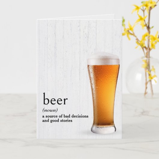 De definitie van het woordenboek van BIER Verjaard Kaart (Gele Bloem)