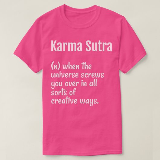 De definitie van Karma Sutra T-shirt (Design voorkant)