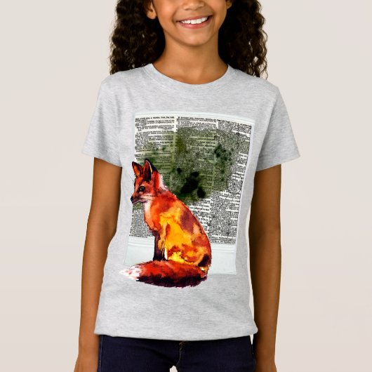De definitieve Fox Instant Photo Waterverf T-shirt (Voorkant)