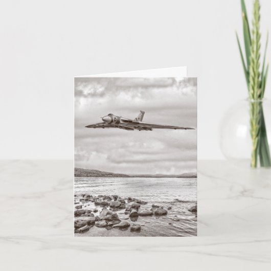 De Definitieve Pas van Vulcan XH558 Kaart (Voorkant)