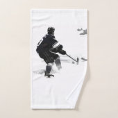 De Deke - Hockey Player Bad Handdoek (Handdoek)