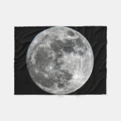 De Deken van de Vacht van de Maan van Supermoon (Voorkant (Horizontaal))