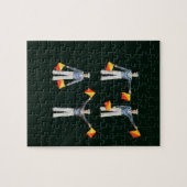 De dekking van het menu van aan boord QE2 (kleuren Legpuzzel (Horizontaal)