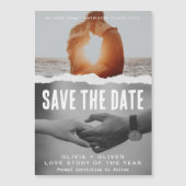 De dekking van het tijdschrift, de poster van de f magnetische uitnodiging (Voorkant)