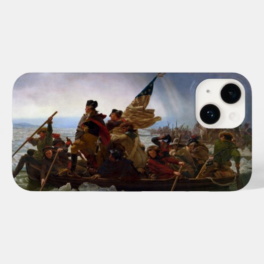 De Delaware overgestoken 1776: Generaal George Was Case-Mate iPhone Case (Achterkant (horizontaal))