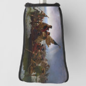 De Delaware overgestoken 1776: Generaal George Was Golfheadcover (Draai 90)