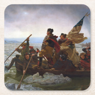 De Delaware overgestoken 1776: Generaal George Was Kartonnen Onderzetters