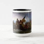De Delaware overgestoken 1776: Generaal George Was Mok (Midden)