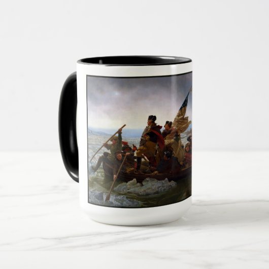 De Delaware overgestoken 1776: Generaal George Was Mok (Voorkant links)