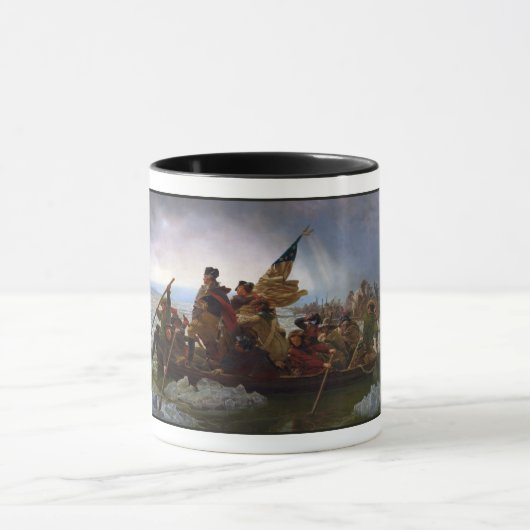 De Delaware overgestoken 1776: Generaal George Was Mok (Midden)