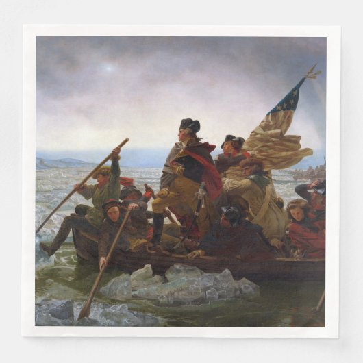 De Delaware overgestoken 1776: Generaal George Was Servet (Voorkant)
