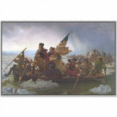 De Delaware overgestoken 1776: Generaal George Was Sticker (Voorkant)