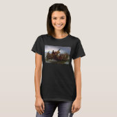 De Delaware overgestoken 1776: Generaal George Was T-shirt (Voorkant volledig)
