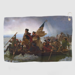 De Delaware oversteken 1776: Generaal George Washi Golfhanddoek
