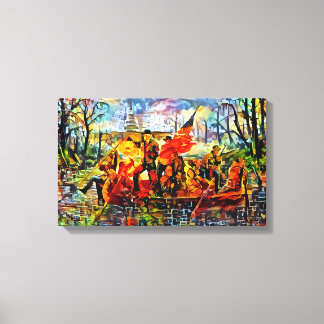 De Delaware overtroeven Canvas Afdruk