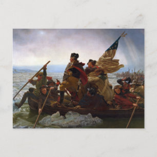 De Delaware River oversteken, George Washington Briefkaart