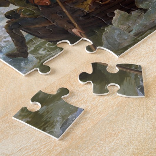 De Delaware River oversteken, George Washington Legpuzzel (Zijkant)