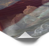 De Delaware River Stretched Canvas oversteken Perfect Poster (Hoek)