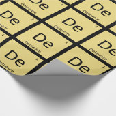 De - Delaware State Chemistry Periodic Table Cadeaupapier (Hoek)