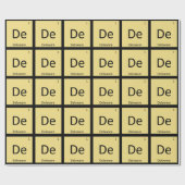De - Delaware State Chemistry Periodic Table Cadeaupapier (Vlak)