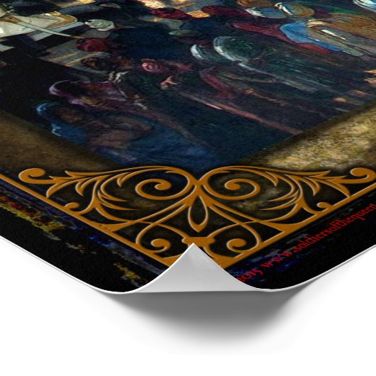 De Delhi Durbar van 1903 Poster (Hoek)