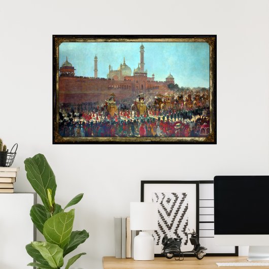 De Delhi Durbar van 1903 Poster (Thuiskantoor)