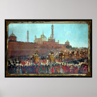 De Delhi Durbar van 1903 Poster