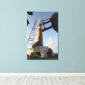 De delta IV-raket Canvas Afdruk (Insitu (Houten vloer))