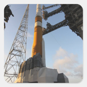 De delta IV-raket Vierkante Sticker