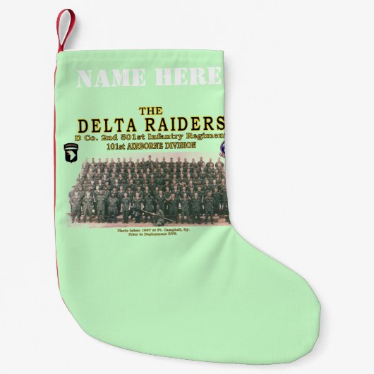 De DELTA-RAIDERS Kleine Kerstsok (Voorkant)