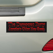 De Democratische Partij: Amerika's oudste hate gro Bumpersticker (Op auto)