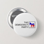 De Democratische Partij Ronde Button 5,7 Cm (Voorkant /achterkant)