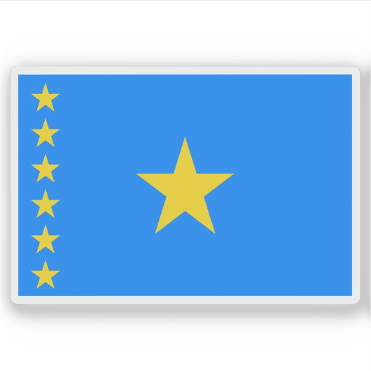 De Democratische Republiek Congo (2003–2006) Sticker (Voorkant)