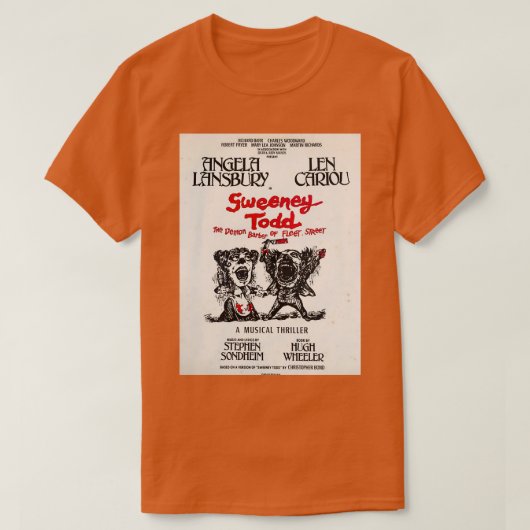 De demon Barber van Fleet Street Classic TShirt (Design voorkant)