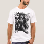 De Demon Van Wellust En Begeerte Drie-eenheid Bees T-shirt (Voorkant)