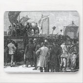 De demonstratie van de Chartist op Kennington Muismat (Voorkant)