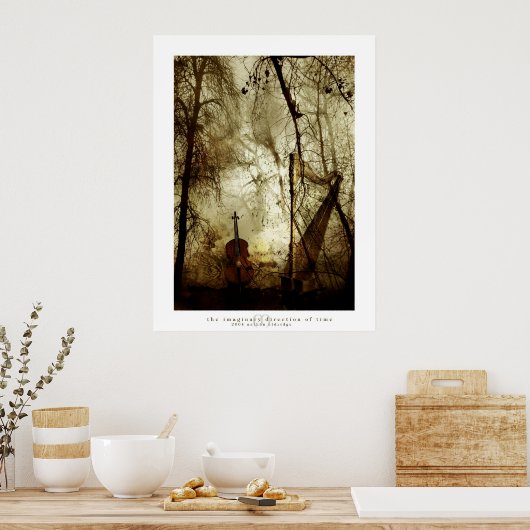 De denkbeeldige richting van de tijd poster (Keuken)