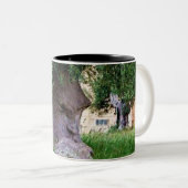 De denkboom in Pugia Tweekleurige Koffiemok (Voorkant rechts)