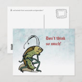 de denker - aanpasbaar briefkaart (Voorkant / Achterkant)